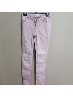 Bullhead Light Pink Women's High Rise Skinny Jeans - Size 3